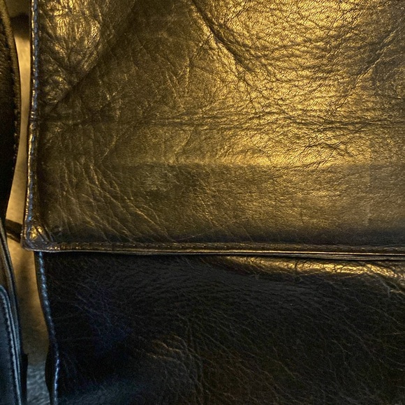 Hobo International Leather Black Satchel/Crossbody Purse - Picture 3 of 12